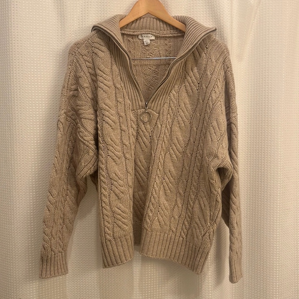 Quarter zip sweater